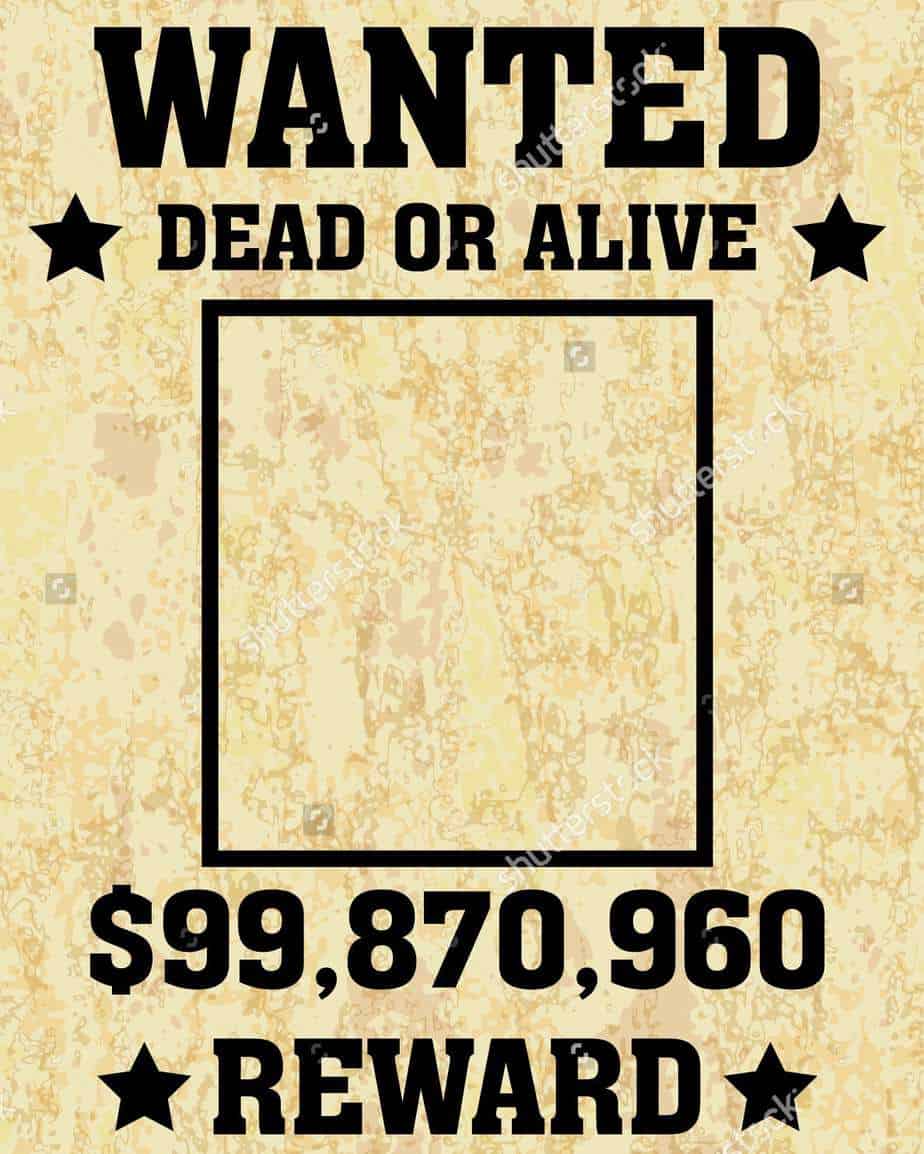 Microsoft word wanted poster template free